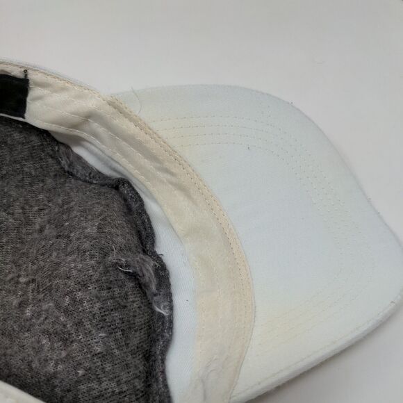 Flair Hair Strapback Sun Visor Hat Hair Wig White One Size Adjustable - Picture 8 of 9